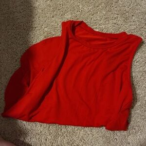 SHEIN Bold Red Tank Top